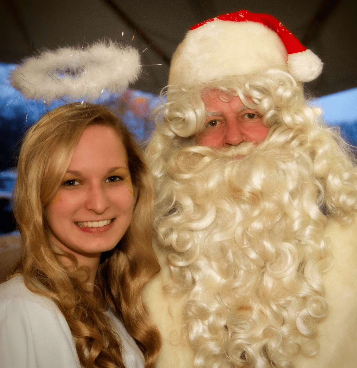 Santa bei Mercedes Benz